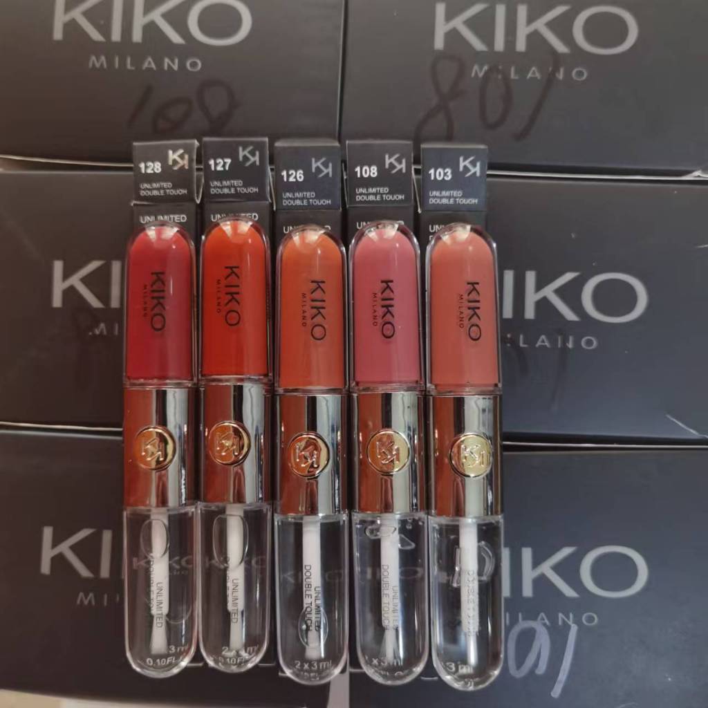 Kiko Milano Unlimited Double Touch Lipstick, KIKO Double Touch Lipstick 6ml ลิปสติกเนื้อแมทติดทนนาน