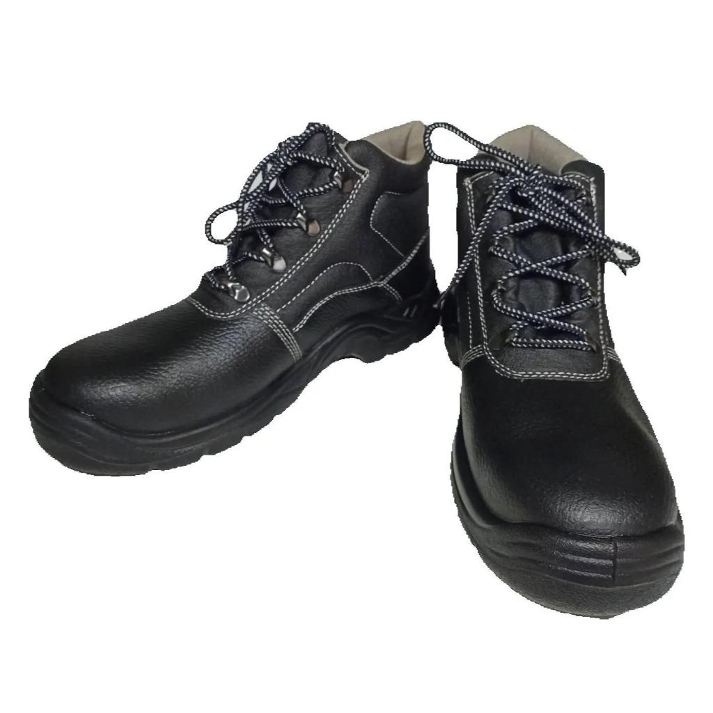 รองเท้านิรภัย หุ้มข้อ หนังวัวแท้ หัวเหล็ก LUCKY CAT รุ่น S3 82119 Safety Shose