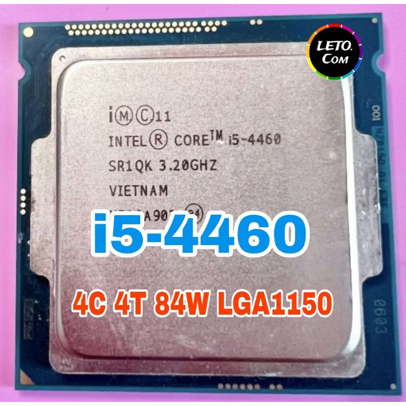 ซีพียู CPU Intel Core i5-4460 4คอ4เทรด 84W LGA 1150 ฟรีซิลิโคน1ซอง i5 4460