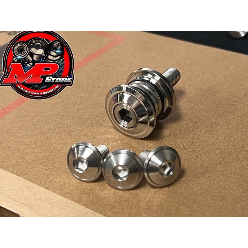 บูทท่อ +น็อตกันร้อน3ตัว ใส่w125R/S W125iบังลม ปลาวาฬ (w110iก่อนปี21-น็อตกันร้อน2ตัว) ราคาต่อ1ชุด รูปที่ 4