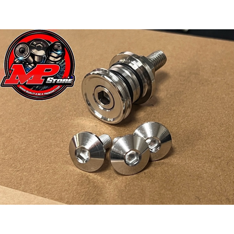 บูทท่อ +น็อตกันร้อน3ตัว ใส่w125R/S W125iบังลม ปลาวาฬ (w110iก่อนปี21-น็อตกันร้อน2ตัว) ราคาต่อ1ชุด รูปที่ 5