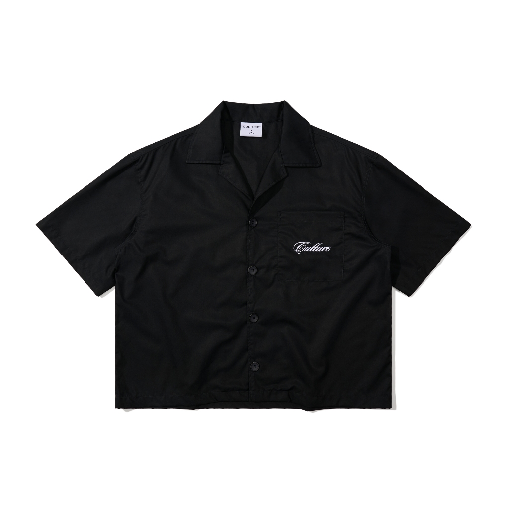 Culture Quintessential Cropped Shirt Nigredo | เสื้อเชิ้ต | เสื้อสั้น | เสื้อครอป | เสื้อแฟชั่น