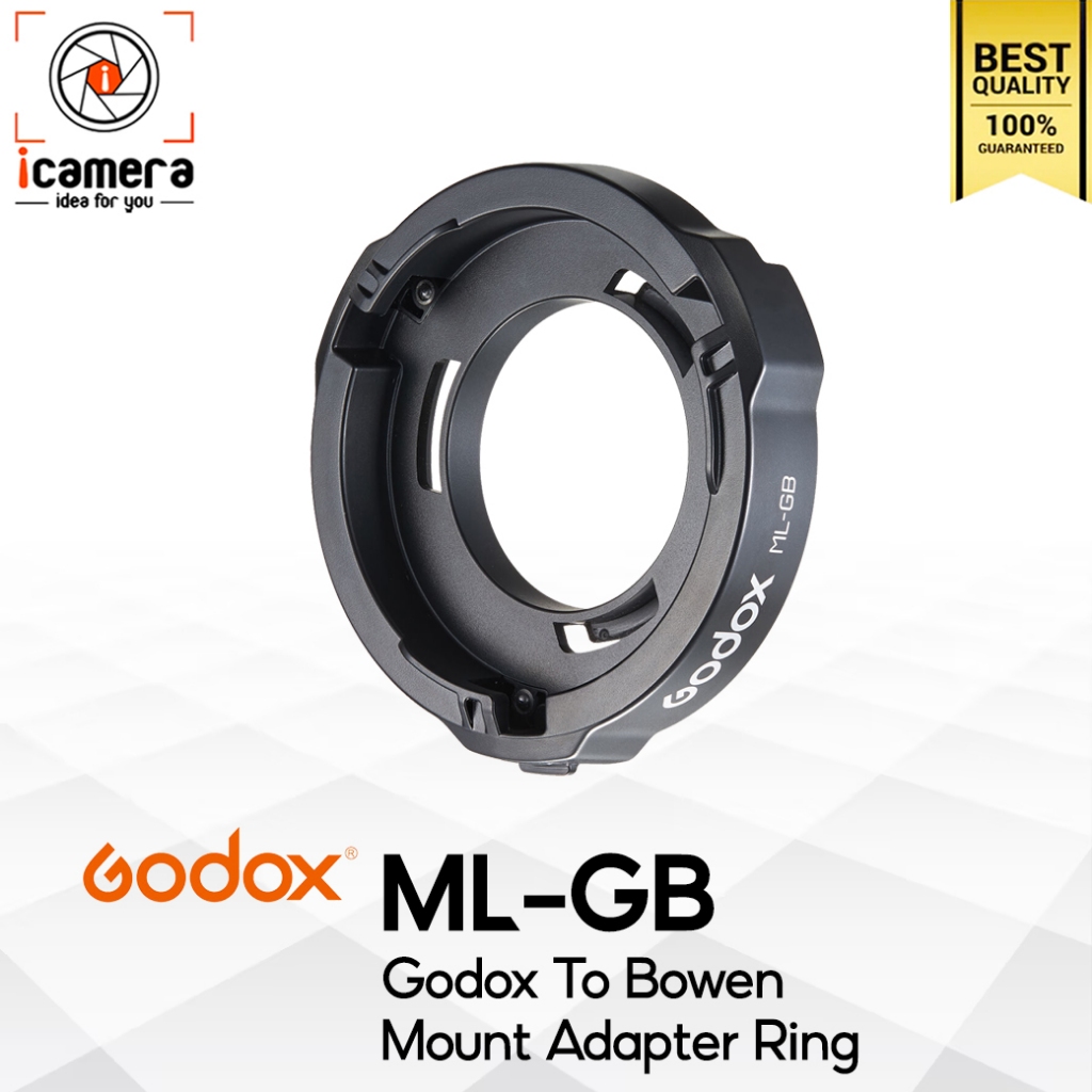 Godox Adapter ML-GB Godox To Bowen - อแดปเตอร์ สำหรับ Softbox Bowen ใส่ LED และ Flash Godox Mount / icamera gadgets