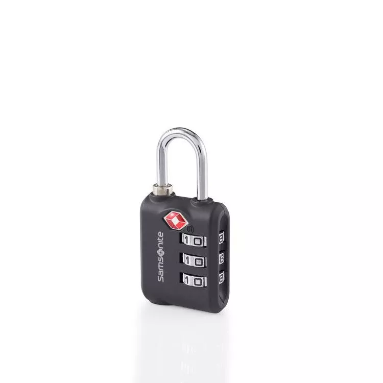 SAMSONITE กุญแจล็อกสำหรับกระเป๋าเดินทาง รุ่น 3 Dial Combi Lock TSA 007