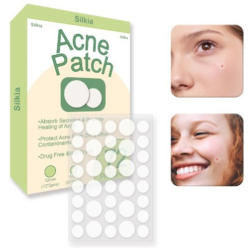 **พร้อมส่งในไทย** แผ่นแปะสิว ช่วยรักษาสิวดูดซับหัวสิวให้แห้งและหยุบไวขึ้นตัวแผ่นบางเบา 1 กล่องบรรจุ 8 แผ่น มี 288 ดวง