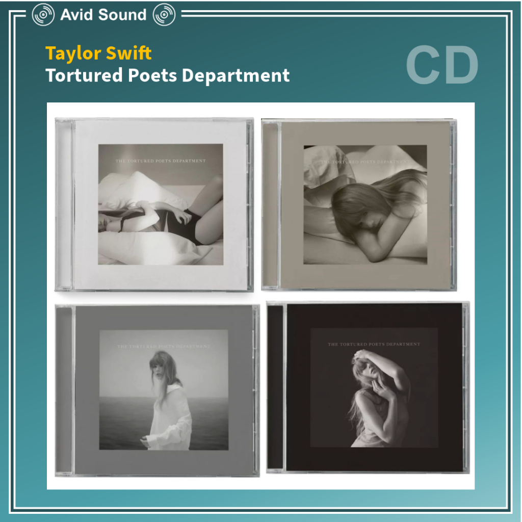 CD แผ่นซีดี Taylor Swift The Tortured Poets Department ใหม่ ซีล Taylor Swift CD