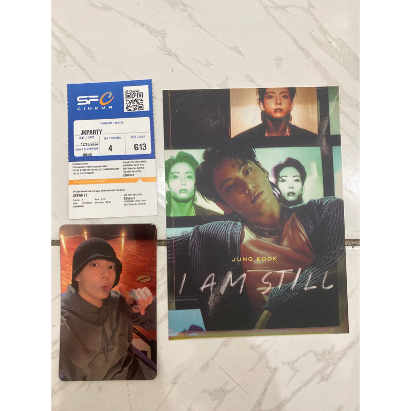 BTS JUNGKOOK: I Am Still Movie Party Edition Week3 Movie Benefits (Party Party, Yeah) + paper ticket