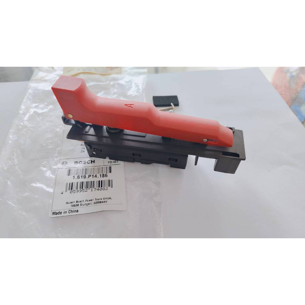 Bosch 1619P14186 SWITCH BOSCH สวิตซ์บอส อะไหล่สวิตซ์ ของเครื่องเจียร์ ยี่ห้อBOSCH รุ่นที่ใส่ได้GWS220/GWS24-180/GWS24-23
