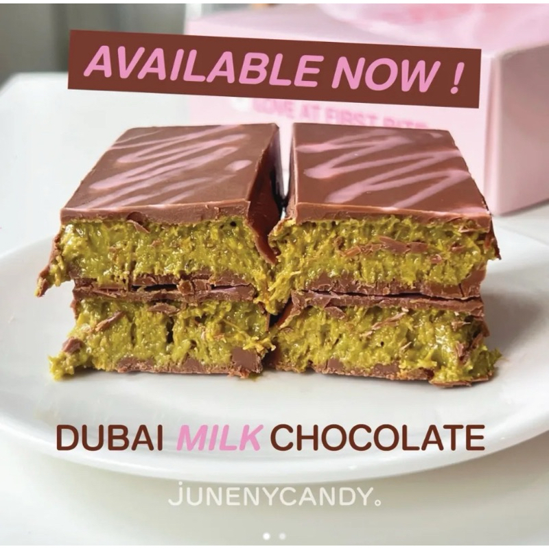 Juney Candy Dubai Milk & Dark Chocolate/RUBI DUBAI MIMI BAR/DUBAI CHAYEN