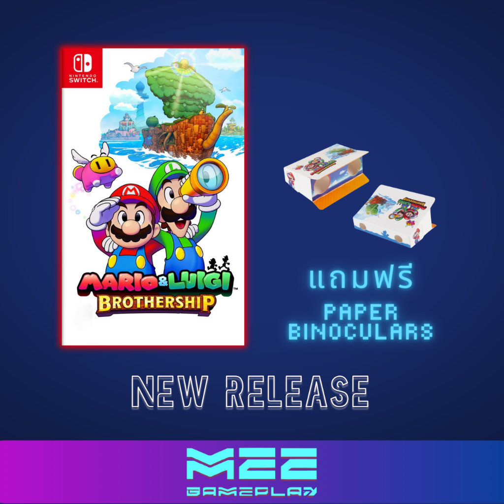 พร้อมส่ง Mario & Luigi Brothership ***มีของแถม*** - Nintendo Switch (Zone US/MDE)