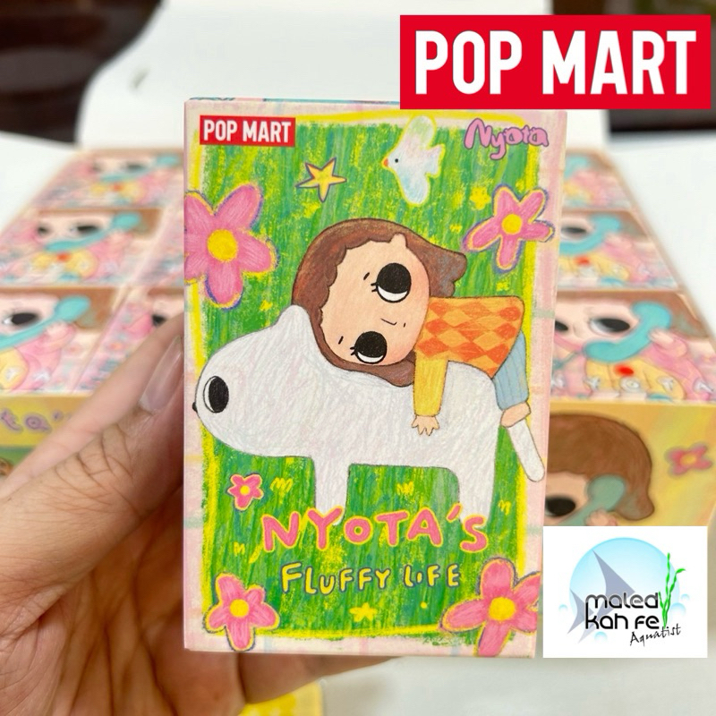 พร้อมส่งจากไท ของแท้ กล่อง สุ่ม POPMART V 1 Nyota Soft Life Series Blind Box เนียวตะ Nyota's Fluffy Life สินค้าใหม่ จุ่ม