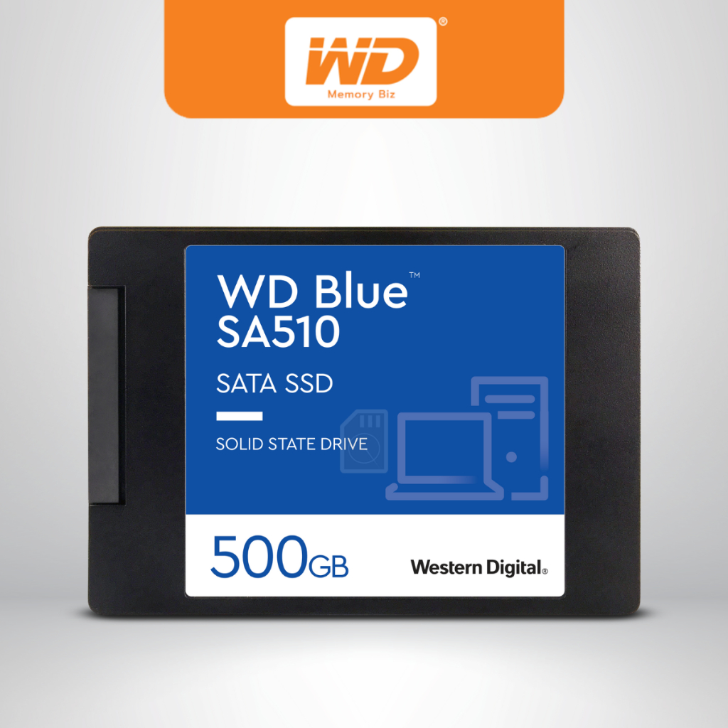 WD 500 GB SSD (เอสเอสดี) WD BLUE SA510 - 2.5" SATA3 (WDS500G3B0A) ประกัน 5 ปี MemoryBiz