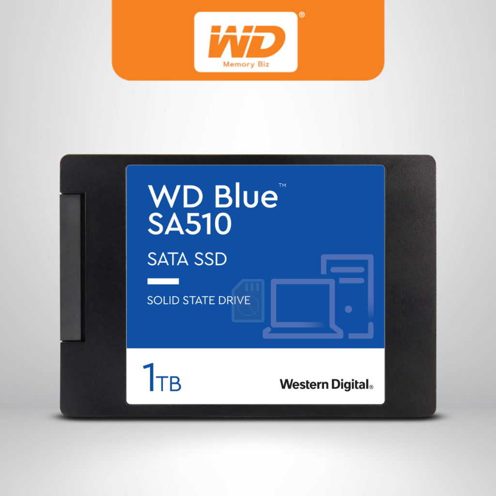 WD 1TB SSD (เอสเอสดี) WD BLUE SA510 - 2.5" SATA3 (WDS100T3B0A) ประกัน 5ปี MemoryBiz