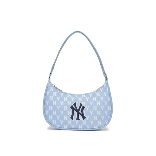 MLB แท้ % รุ่นใหม่ MLB NY UNISEX CURVED CAPNY NEW YORK YANKEEกระเป๋าคล้องไหล่เเฟชั่นสำหรับสตรี
