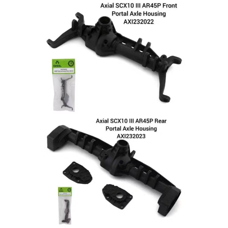 Axial SCX10 III AR45P Fron-Rear Portal Axle Housing ปลอกคานแท้AXIALครบชุดหน้า-หลัง AXI232022 AXI2320