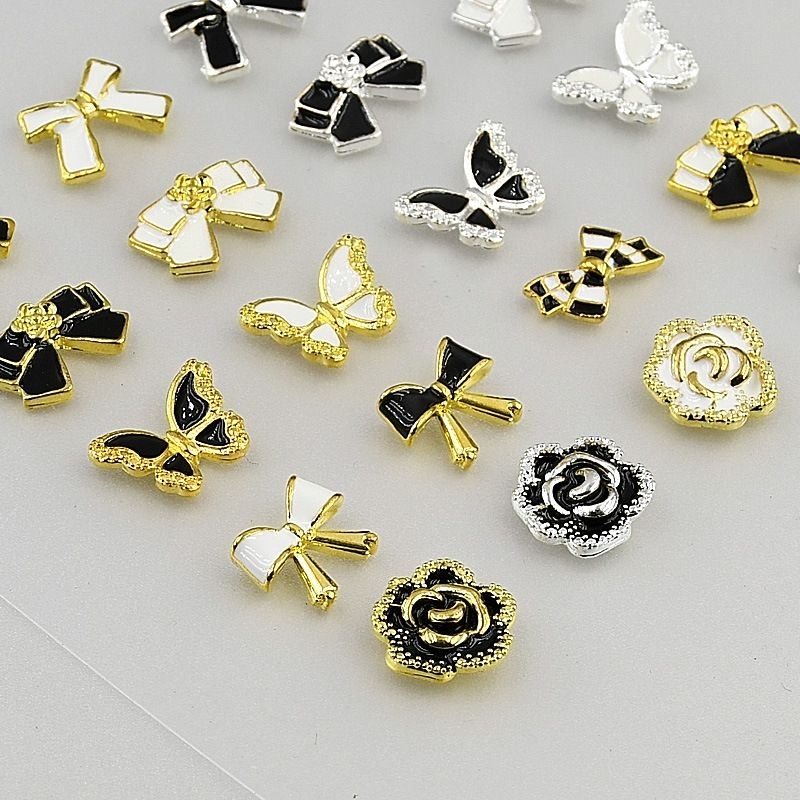 อะไหล่ผีเสื้อ โบว์ ดอกไม้ ตกแต่งเล็บ