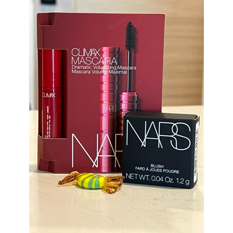 NARS blush 1.2g สี orgasm แถมฟรี NARS climax mascara 1.8g (สินค้าแท้ ฉลากไทย)