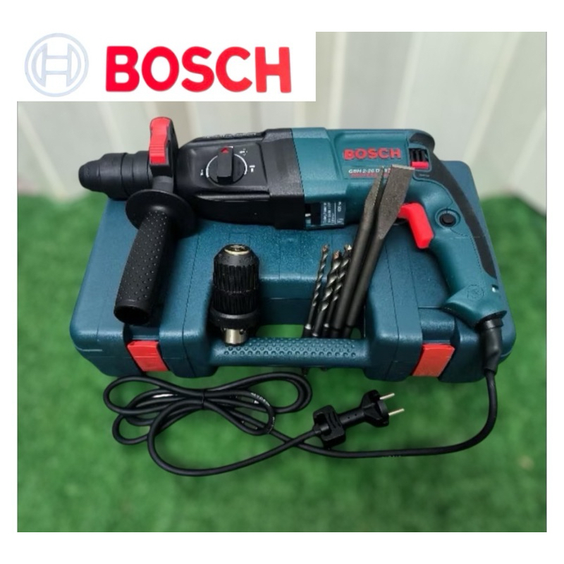 สว่านโรตารี่ 2500W (งานเทียบเกรดเอ)เจาะปูน 3 ระบบ GBH2-26DFR ครบเครื่องพร้อมดอกเจาะ