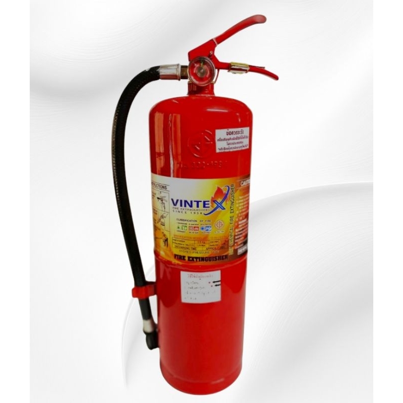 ถังดับเพลิงผงเคมีแห้ง 15 ปอนด์ 6A:20B
