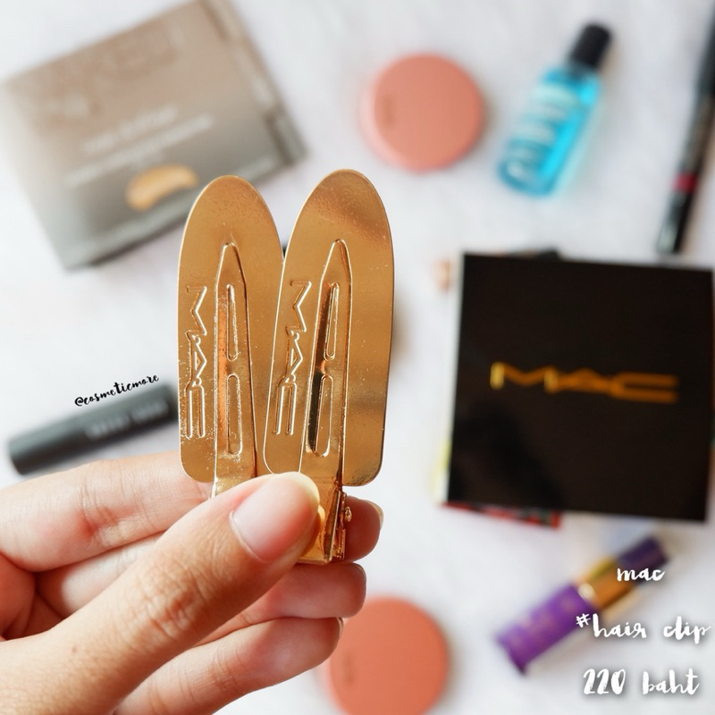 พร้อมส่ง! [ป้ายไทย] mac hair clip *กิ๊บติดผม