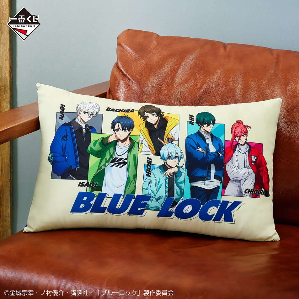 Bandai Blue Lock Proof of Existence Cushion Yoichi Isagi Rin Itoshi Sishiro Nagi Meguru Bachira Hyom