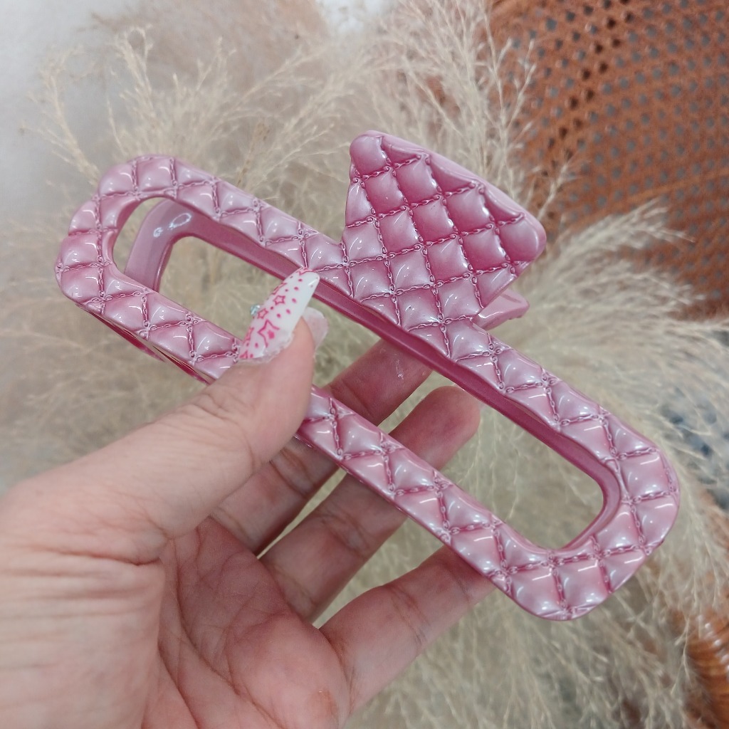 [N05] พร้อมส่ง กิ๊บหนีบผมจัมโบ้เพื่อผมหนาเก็บได้หมด กิ๊บงับผมขนาดที่ใหญ่และสีไฮเอนด์แบบเงาการเคลือบที่สวยงาม - รูปที่ 5