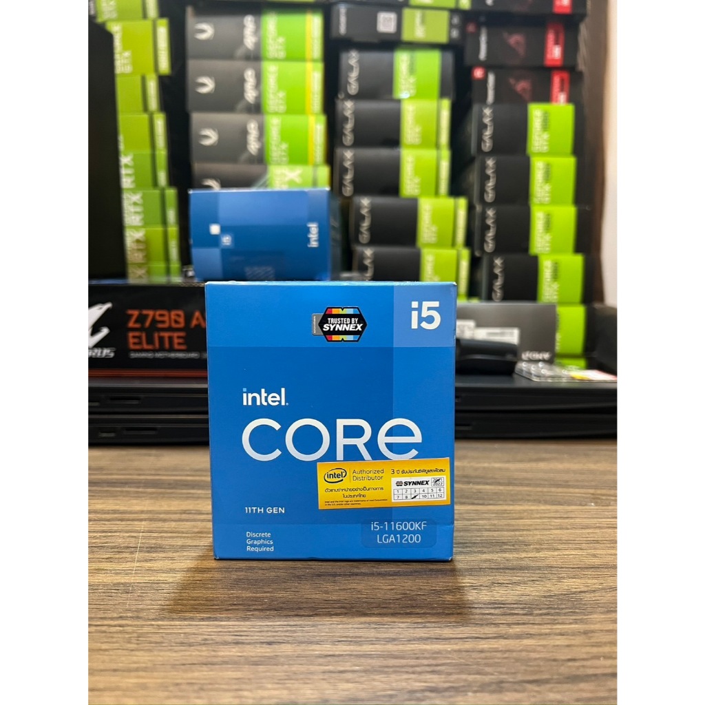 CPU (ซีพียู) INTEL CORE I5-11600KF 3.9 GHz (SOCKET LGA 1200)