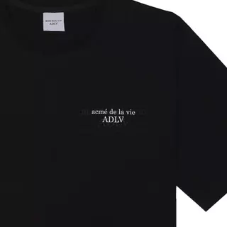 ADLV [acme de la vie] เสื้อยืด Oversize รุ่น Basic Short Sleeve T-Shirt 2 Black (50011OBSSSU_F4BKXX)