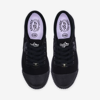 Breaker รองเท้านักเรียนเบรกเกอร์ รุ่น 4X4 รองเท้าผ้าใบสีดำ Size 29-47