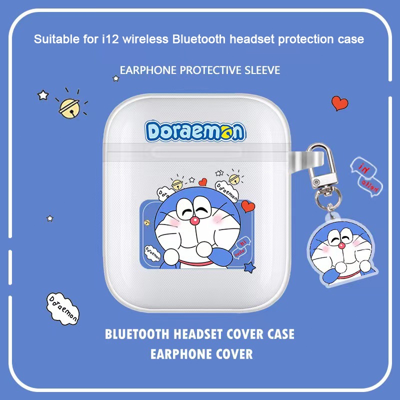 เคส สำหรับ ฝาครอบป้องกันหูฟังสไตล์เกาหลีเคสหูฟังป้องกันการตกแบบใส เคสป้องกันหูฟัง Bluetooth พร้อมจี้ เหมาะสำหรับ i12 ราคา ถูกที่สุด ดีลบีเคเค แกลเลอรีภาพที่ 8