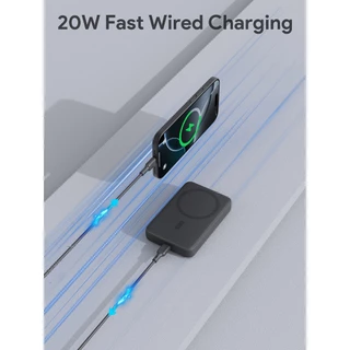 [CCC] AUKEY PB-MS04 10000mAh Qi Magnetic พาวเวอร์แบงค์ไร้สาย Power Bank รองรับ iPhone 16/15/14/13/12