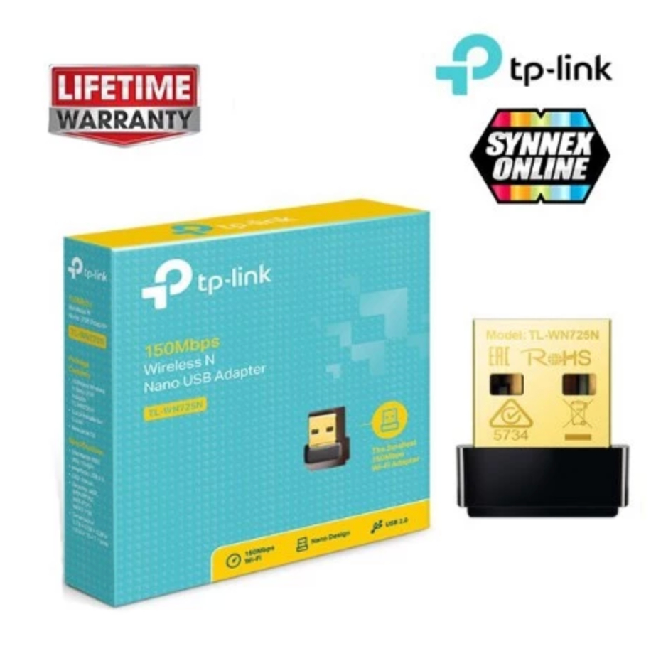 Wireless USB Adapter TP-LINK (TL-WN725N) N150 N Nano USB WiFi 150Mbps