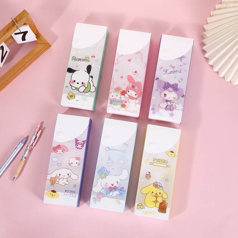 กล่องดินสอพลาสติกลายการ์ตูน คละลาย