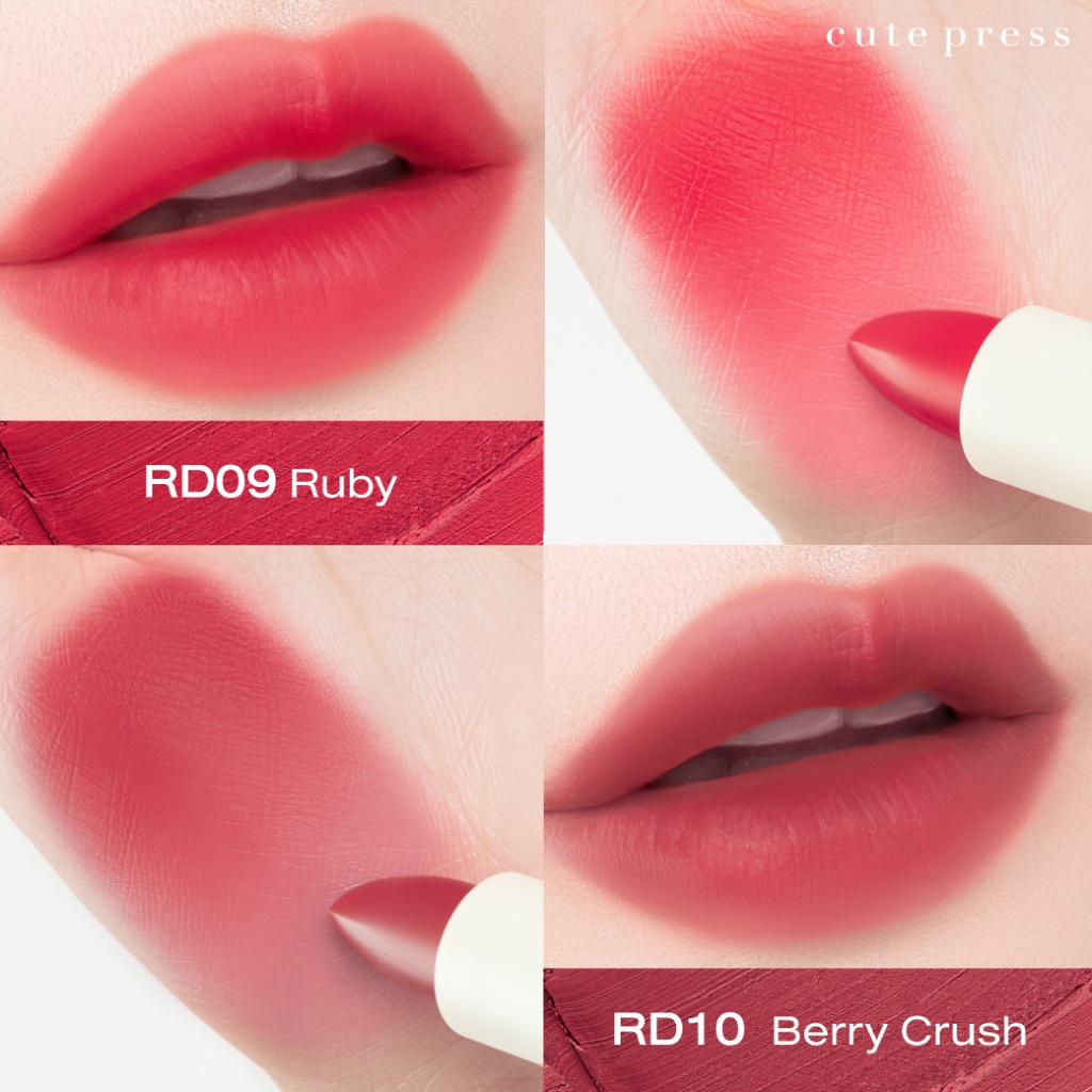 Cute Press Wave Up Hydro Matte Lipstick คิวท์เพรส เวฟ อัพ ไฮโดร แมทท์ ลิปสติก - รูปที่ 5