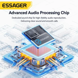 Essager Type-c เป็นการ์ดเสียงภายนอก 3.5 มม. คู่อะแดปเตอร์