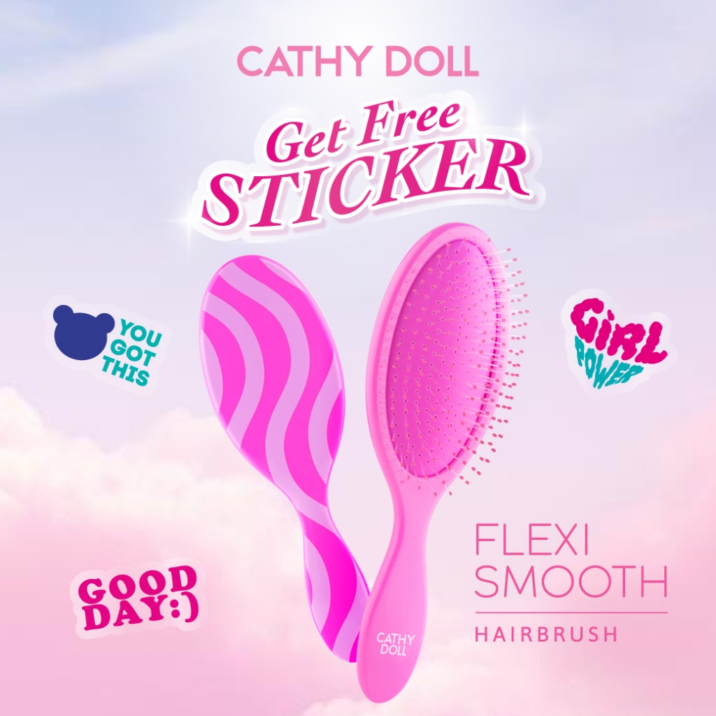 Cathy Doll เฟล็กซีสมูทแฮร์บรัช Flexi Smooth Hairbrush เคที่ดอลล์
