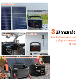 ธนาคารพลังงานแสงอ 220V แหล่งจ่ายไฟกลางแจ้ง คลื่นไซน์บริสุทธิ์100W/150Wเครื่องกำเนิดไฟฟ้าแบบพกพา ตั้งแคมป์ ขับรถท่องเที่ย