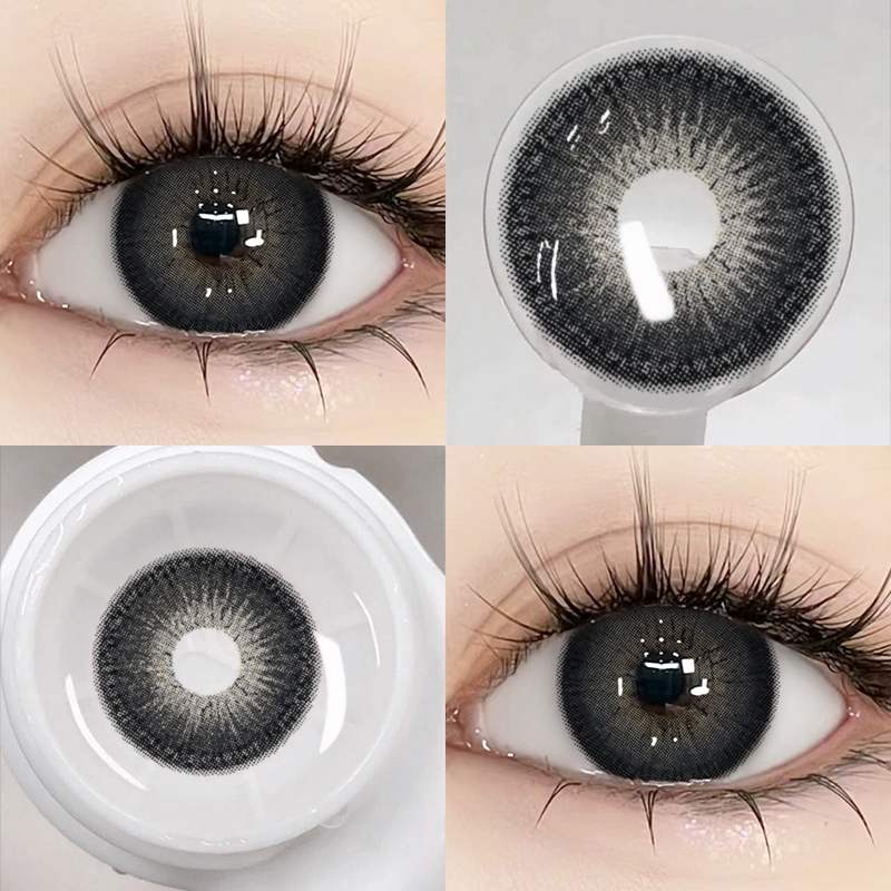 {COD}-Eyeshare Bubble -1.00-6.00 คอนแทคเลนส์สายตาสั้น คอนแทคเลนส์สีตาโต 14.5 มม. 1 คู่ ใช้ได้หนึ่งปี พร้อมจัดส่งฟรี
