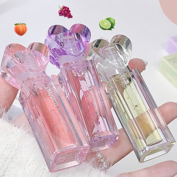 Shaqinuo ลิปกลอส ลิปบาล์ม เพิ่มความชุ่มชื้น สีใส สารสกัดจากผลไม้