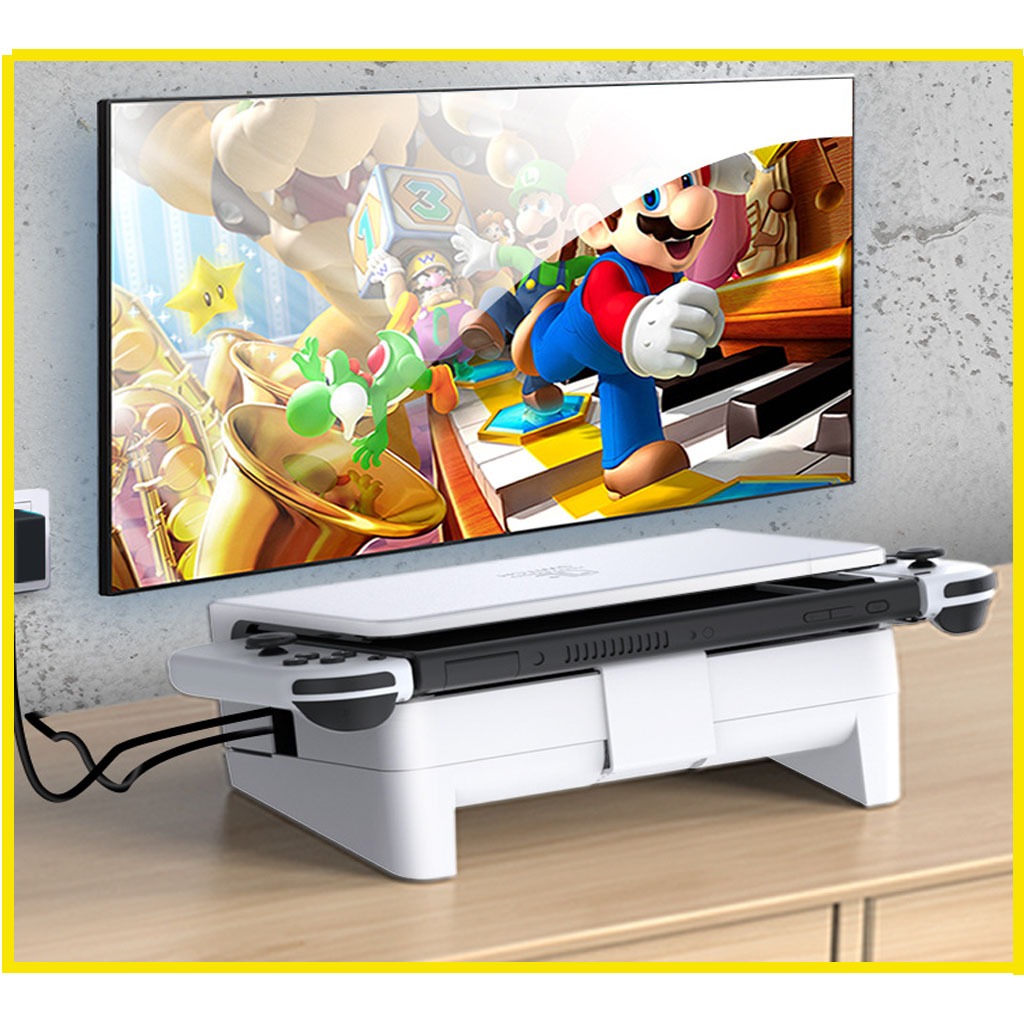 คุ้มค่า (IINE) เหมาะสำหรับ Nintendo Switch Oled ฐานตั้งdock พัดลมฐานแนวนอน พัดลมระบายความร้อนแบบมีตัวระบายความร้อน