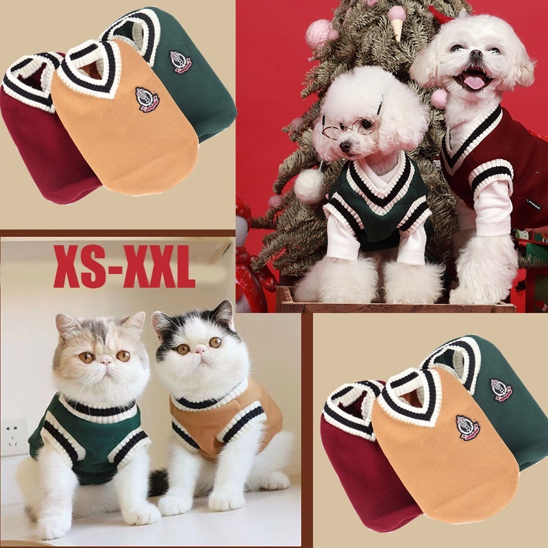 พร้อมส่ง เสื้อสเวตเตอร์ เสื้อสัตว์เลี้ยง ไซส์ XS-2XL