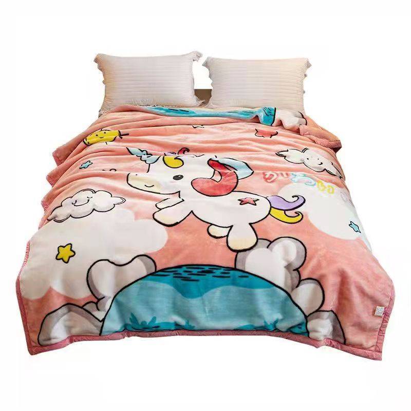 !!ใหม่!! ผ้าห่มขนมิ้งค์ หนา2ชั้น ขนาด 5 ฟุต160*190 ซม