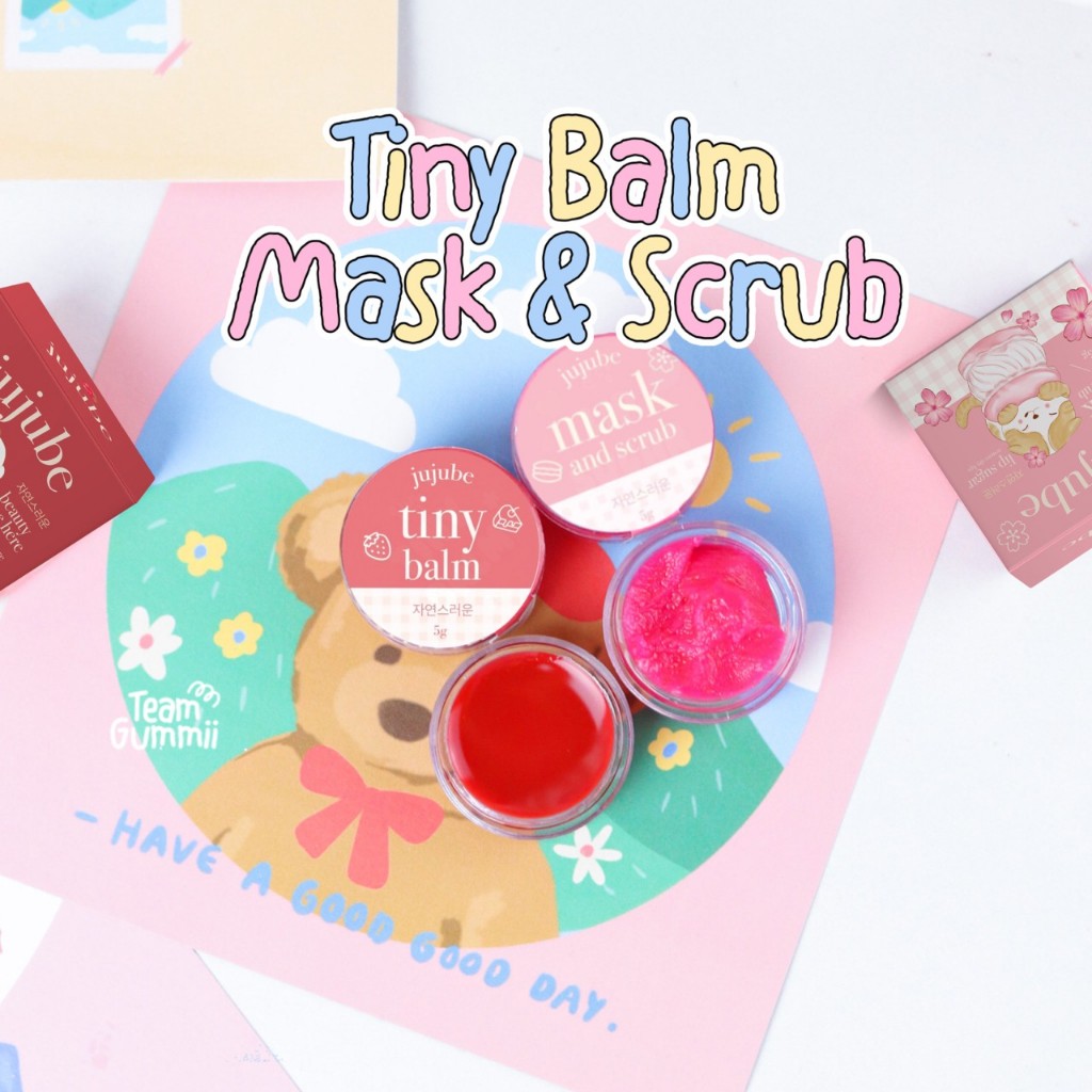[พร้อมส่ง] Tiny ลิปมาร์ค สครับซูก้าร์ไทนี่ สครับน้ำตาล พร้อมบำรุงริมฝีปาก