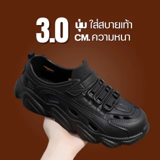 2412 รองเท้าแตะหุ้มข้อ วัสดุยางEVA ใส่สบาย เบานุ่มนิ่มรองเท้าสูง 3.0cm มีช่องลมระบายอากาศใช้งานประจำวันได้เลย ราคาถูกมาก