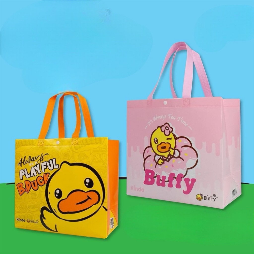 D-7-2-1 กระเป๋าถือ B - Duck เป็ดน่ารัก ลายใหม่ เลือกได้ 6 ลาย