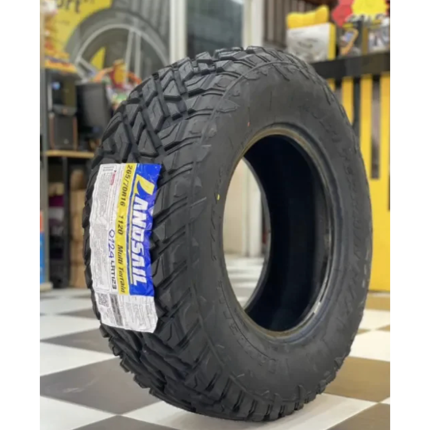 ราคาต่อ1เส้น (ขาย4เส้น2024) ยางรถยนต์ขอบ 18 ขนาด 285/60R18 ยางใหม่2024ยางออฟโรด ยางไทย ยางรถยนต์สายล