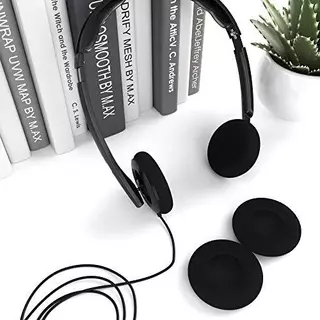 1 คู่ แผ่นฟองน้ําครอบหูฟัง เปลี่ยนแผ่นรองหูฟัง สําหรับ Plantronics C225 3220 320 3210 H251 261