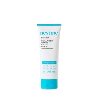 NestMe Birdnest Collagen White Facial Foam 50g , 100g เนสท์มี เบิร์ดเนสท์ คอลลาเจน ไวท์ เฟเชี่ยล โฟม