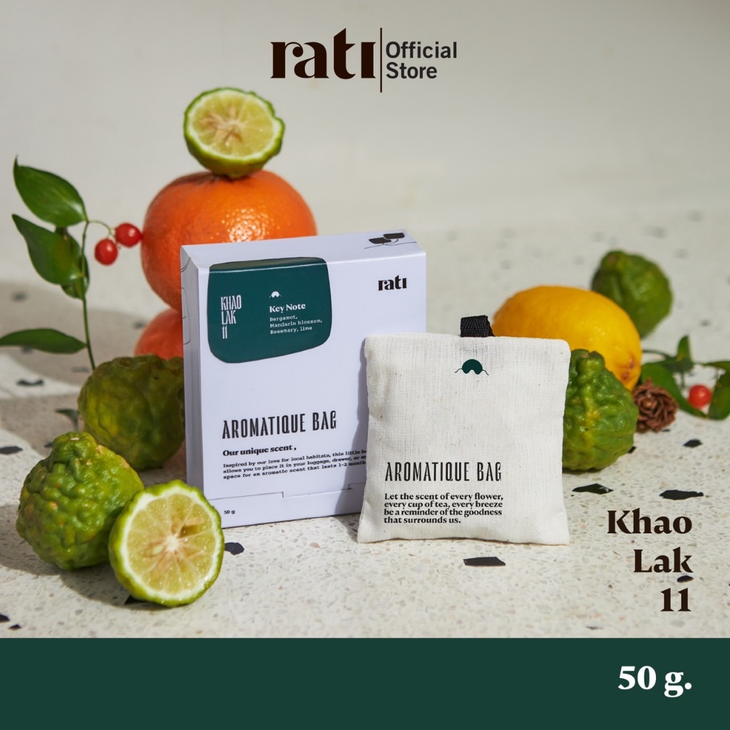 rati AROMATIQUE BAG 50 g.  ถุงหอมอโรม่า ตู้เสื้อผ้า กลิ่นหอม ปรับอากาศ ผ่อนคลาย