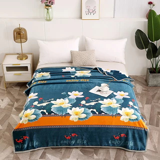 ผ้าห่มนาโน 6 ฟุต 180 x 200 ซม ร้อน/เย็น สีสวย นุ่มนิ่ม